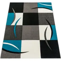 Paco Home Teppich "Diamond 665", rechteckig, 17 mm Höhe, Karo Muster, 3D-Design, auch als Läufer, Wohnzimmer, Schlafzimmer