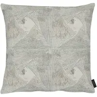 Apelt Dekokissen "1307" Gr. 1, grau (grau, beige, gemustert), B:46cm L:46cm, Polyester, Dekokissen_Sitzkissen_Kissenhüllen, Dekokissen, Kissenhülle ohne Füllung, 1 Stück