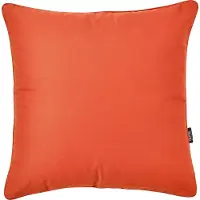 Done. Dekokissen DONE. "Uni", rot (rostrot, unifarben), B:65cm L:65cm, Baumwolle, Dekokissen_Sitzkissen_Kissenhüllen, Dekokissen, unifarben, Reißverschluss, Kissenhüle ohne Füllung, 1 Stück