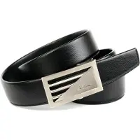 Anthoni Crown Ledergürtel , Herren, Gr. 100, schwarz, Leder, unifarben, Gürtel Ledergürtel, Eleganter Herrengürtel, geprägt