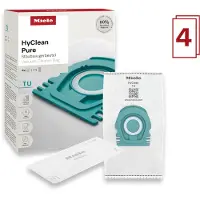 Miele Staubsaugerbeutel "HyClean Pure TU", weiß, B:9,5cm H:23cm T:16,5cm, Staubbeutel, Original Zubehör, mit bester Filtrationsleistun, Staubsaugerbeutel