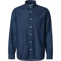 Selected Regcarlo Denim Langarmhemd