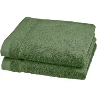 Ross Handtücher "Rubin", grün (tannengrün), B:50cm L:100cm, Frottier, Baumwolle, Handtücher, Handtücher, 100% Baumwolle
