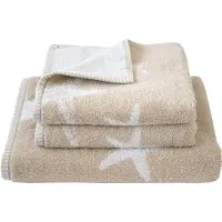 Dyckhoff Handtuch "Maritim, Starfish", beige (greige), B:50cm L:100cm, Frottier, Obermaterial: 100% Baumwolle, Handtücher, Handtuch
