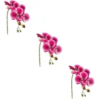Creativ Green Kunstblume "Phalaenopsis 3D-print", lila, H:42cm, Obermaterial: 85% Polyester, 15% Polyethylen, Kunstpflanzen, Kunstblume, mit Real-Touch-Blüten