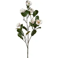Creativ Green Kunstblume "Magnolienzweig" mit zauberhaften Blüten