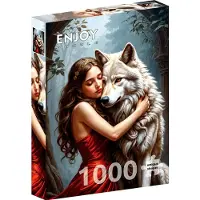 Enjoy Puzzle Puzzle mit 1000 Teilen – „Die Dame und der Wolf“