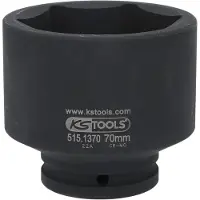Ks Tools 515.1370, Steckschlüsselbuchse, Schwarz, 1 Kopf/Köpfe, 3/4", Metrisch, 70 mm