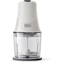 Black & Decker BXCH260E, 0,5 l, Transparent, Weiß, Kunststoff, Edelstahl, 260 W, 220-240 V