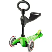 Micro Mini 3in1 Tretroller, Grün