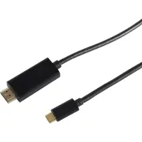 S-Impuls S/CONN 10-57185, 1,8 m, HDMI Typ A (Standard), USB Typ-C, Männlich, Männlich, Gerade