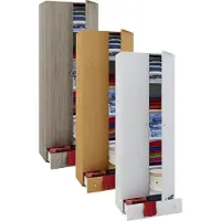 Hioshop my office Vandol Aktenschrank buche 4 Fachböden 70,0 x 40,0 x 198,0 cm