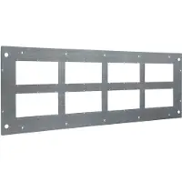 Hager FZ883WF Deckblech geschlitzt IP41 850x400 (BxT) verzinkt