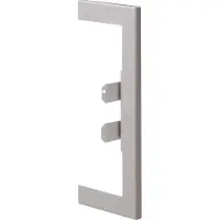 Hager BR65170W7035 Wandanschlussblende zu BR/H/N/A/S 68x170mm OT 80mm aus Stahlblech in lichtgrau
