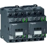 Schneider Electric LC2D09KUE Wendeschützkombination, 3p+1S+1Ö, 4kW/400V/AC3, 9A, Spule 100 - 250V AC/DC