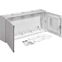 Hager ZB013W Sockelschrank, universZ, 500x800x205mm, SchutzklasseII, IP54, 108 Platzeinheiten