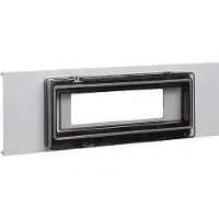 Hager R82347035 Blende AEE 9-fach PVC BR OT 120 lgrau