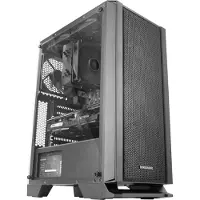 Mars Gaming MC-MASTER, Midi Tower, PC, Schwarz, ATX, micro ATX, Mini-ITX, Gehärtetes Glas, Gaming