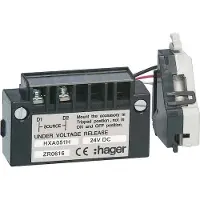 Hager HXA051H Unterspannungausloser mit Zeitverzögerung 24V DC (x160-P160-P250-P630)