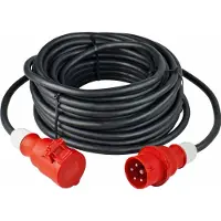 As Schwabe AS-Schwabe CEE-Verlängerung, schwarz, 1,6m H07RN-F 5G4 , 400V/32A/5polig