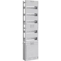 ABN VS17 Verteilerfeld 1V mit Schienen, AnKlemmen 1V5, 5-polig, BxH: 250x1050mm