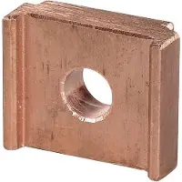 Eaton 141854 Kupferdistanzstück, Stärke=10mm, B=100mm XNNCD100 - 10 Stück