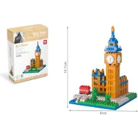 Tinisu Big Ben London Wahrzeichen Modell LNO Micro-Bricks Bausteine