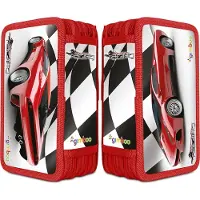 Gimboo Schultasche mit Zubehör, Rennsport-Design –