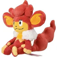 Tinisu Pokemon Grillchita Kuscheltier - 18 cm Plüschtier Simisear