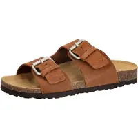 Lico Damen Pantolette Bioline Juana Leder Größe 39 mit verstellbaren Schnallen und ergonomischem Fußbett