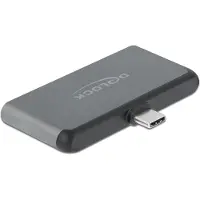 DeLOCK Mini Dockingstation für iPad Pro / Mobilgeräte mit 4K 60 Hz, Apple, iPad Pro, USB Typ-C, Grau