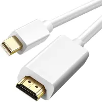 Techly EFB ICOC-MDP-020H Mini-DisplayPort (Thunderbolt) Anschlusskabel auf HDMI, St.-St., weiß, 2m ICOCMDP020H