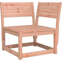 The Living Store Garten-Ecksofa 73x73x78 cm Massivholz Douglasie