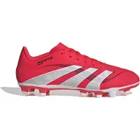 Adidas Fußballschuh PERFORMANCE "PREDATOR CLUB FG/MG", Damen, Gr. 44,5, rot (lucid rot, cloud weiß, core schwarz), Synthetik, Schuhe Fußballschuh, für Rasenplätze