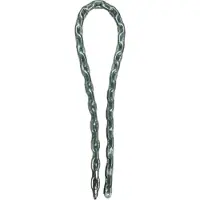 Masterlock 1 m lange Kette aus gehrtetem Stahl mit 8 mm Durchmesser, Stahl, 8 mm, Edelstahl, Vinyl, 1 m