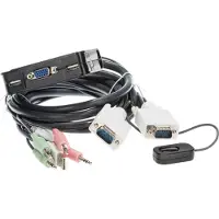 Level One Kvm-switch Auf 2 Pc Vga/usb/audio
