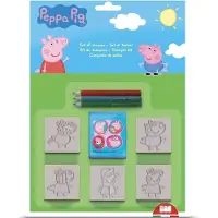 Multiprint Peppa Pig Stempelset, 5 Stück