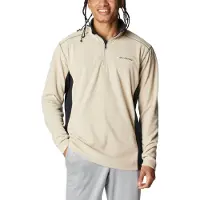 Columbia Men's Klamath Range II Half Zip Fleece ancient fossil, black (271) M