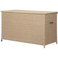 Ebuy24 Marius Kissenbox mit Rädern Natur.