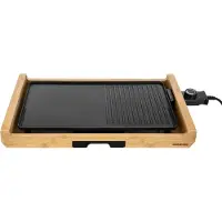 Sencor SBG 206BK, Bambus, Schwarz, 2 Zone(n), 430 x 230 mm, Remote, 1800 W, 220-240 V