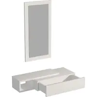 Skye Decor , Vien - White, Kommode, Anrichte, Weiß, 82 x 15,8 x 29,6 cm