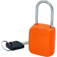 Ks Tools Absperr-Vorhängeschloss, orange, Metall - 117.0218