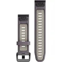 Garmin Quickfit-armbänder, Silikon orchidee/heller sand/schwarz 20 mm