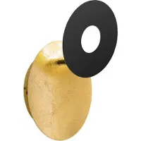FISCHER&HONSEL GMBH LED-Wandleuchte Hennes, Ø 18cm, gold/schwarz