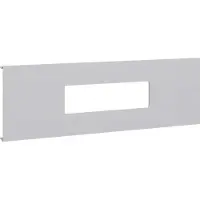 Hager R93277035 Blende AEE 9-fach Stahl BRS OT 120 lgrau