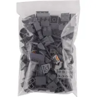 LEGO Steine dunkelgrau gemischt - 1.000 Stück - Dark bluish grey bricks mix NEU