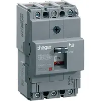 Hager HHA125H Leistungschalter h3 x160 TM ADJ 3P3D 125A 25kA CTC