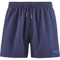 Bruno Banani Badeshorts "Boxer Wave Line 2.0 Swim", Herren, Gr. S (4), N-Gr, blau (marine), Microfaser, Polyester, unifarben, Badehosen Badeshorts, mit Tunnel-Gummibund