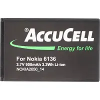 AccuCell Akku passend für Nokia 6100, BL-4C