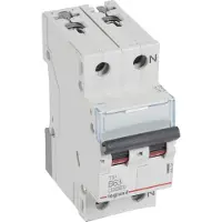 Legrand 404104 TX3 Leitungsschutzschalter B-Charakteristik, 63A,1-polig+N,10kA,230VAC,2TE